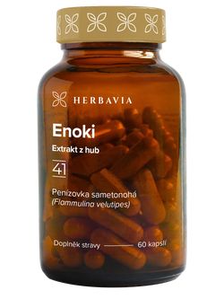 Enoki extrakt z hub - 60 kapslí
