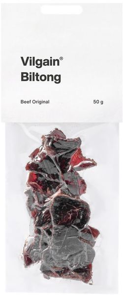 Vilgain Sušené hovězí maso biltong original 50 g