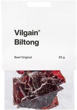 Vilgain Sušené hovězí maso biltong original 25 g