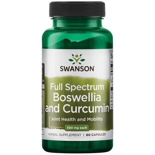 Swanson Full Spectrum Boswellia s Kurkuminem, 60 kapslí