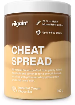 Vilgain Cheat Spread Lískooříškový krém s čokoládou 300 g