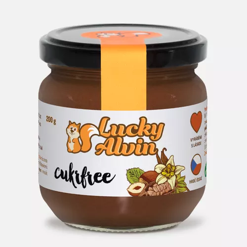 Lucky Alvin Cukrfree Lískové oříšky 200 g