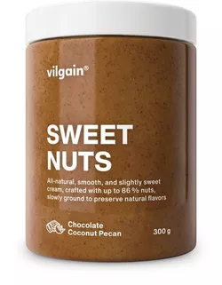 Vilgain Sweet Nuts pekany s čokoládou a kokosem 300 g
