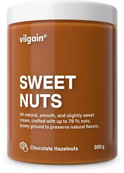 Vilgain Sweet Nuts lískové ořechy s čokoládou 300 g