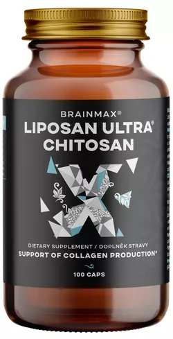 BrainMax Liposan Ultra, Chitosan Beauty Essentials, 100 kapslí