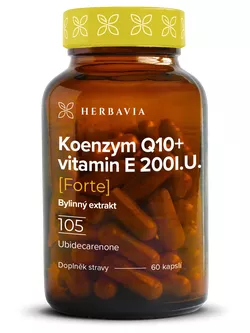 Koenzym Q10 + vitamín E 200IU FORTE
