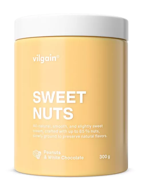 Vilgain Sweet Nuts Arašídy s bílou čokoládou 300 g