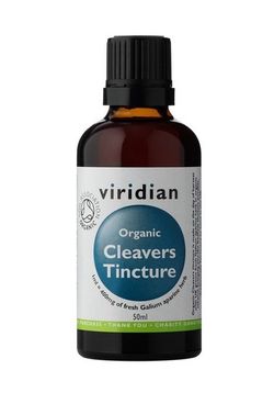 Viridian Cleavers Tincture 50ml Organic CZ-BIO-003 certifikát